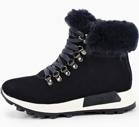 Ботинки  Keddo  синий  замша Z-89162 фото в интернет-магазине | Omadey.ru