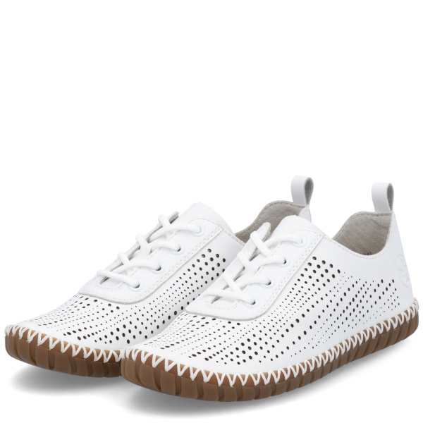 Фото Туфли  Rieker белый кожа/кожа искусств. F-400466