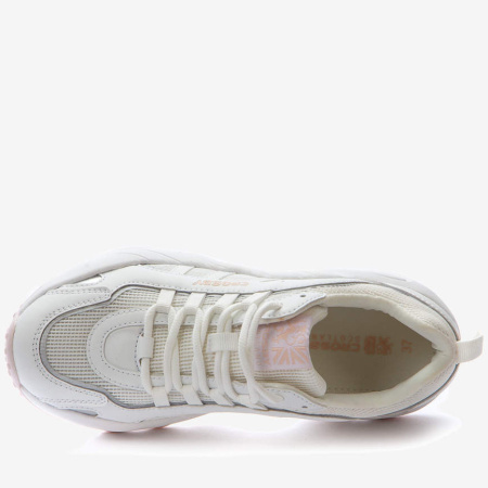 Кроссовки  Crosby  белый  сетка/кожа искусств. F-90662 фото в интернет-магазине | Omadey.ru