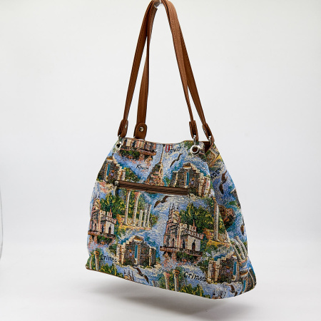 Сумка  Omadey  бежевый  гобелен c11039 фото в интернет-магазине | Omadey.ru