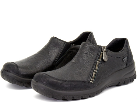 Полуботинки  Rieker  черный  кожа/кожа искусств. Z-8267 фото в интернет-магазине | Omadey.ru