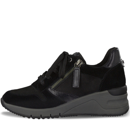 Кроссовки  женские Tamaris  черный  замша Z-90013 фото в интернет-магазине | Omadey.ru