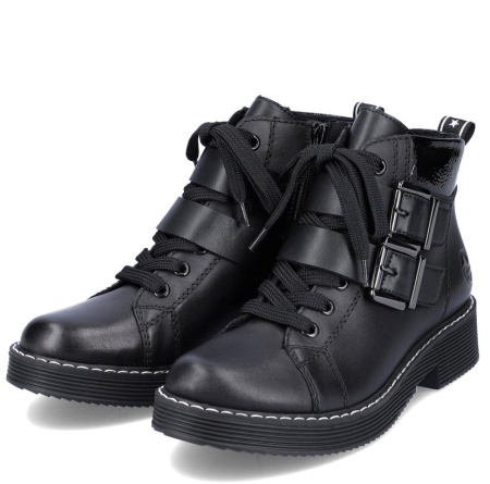 Ботинки  Rieker  черный  кожа/кожа искусств. Z-200040 фото в интернет-магазине | Omadey.ru