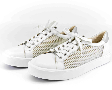 Кеды  Caprice  белый  кожа F-80186 фото в интернет-магазине | Omadey.ru