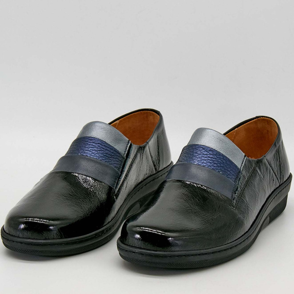 Фото Туфли  Romer  черный  кожа лаковая F-90671