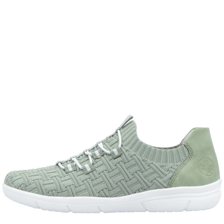 Кроссовки  Rieker  зеленый  кожа искусств./текстиль F-400174 фото в интернет-магазине | Omadey.ru