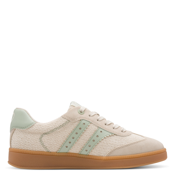 Фото Кроссовки  Marco Tozzi  зеленый  текстиль F-401007