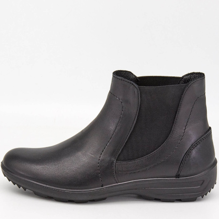 Ботинки  Esse  черный  кожа Z-89243 фото в интернет-магазине | Omadey.ru