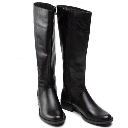 Сапоги  Caprice  черный  кожа Z-100263 фото в интернет-магазине | Omadey.ru