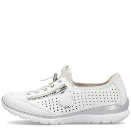 Кроссовки  Rieker  белый  кожа искусств./текстиль F-300565 фото в интернет-магазине | Omadey.ru