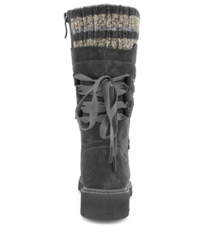 Полусапоги  Balex  серый  велюр натуральный Z-8740 фото в интернет-магазине | Omadey.ru