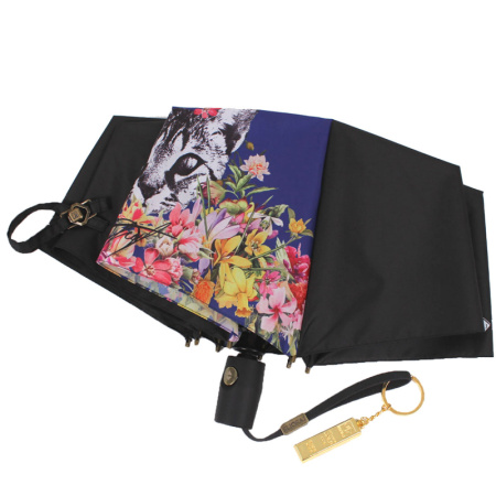 Зонт  Flioraj  черный  полиэстер c09623 фото в интернет-магазине | Omadey.ru