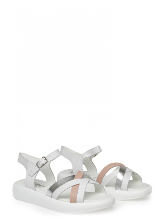 Сандалии  Baden  белый  композиц.кожа F-90290 фото в интернет-магазине | Omadey.ru