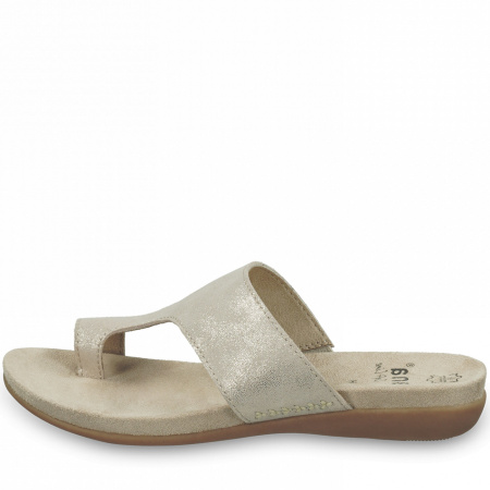 Шлепанцы  Jana  золотой  кожа F-90392 фото в интернет-магазине | Omadey.ru