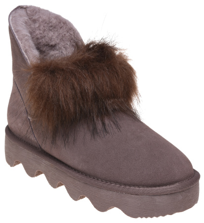 Полусапоги  Keddo  коричневый  замша Z-8856 фото в интернет-магазине | Omadey.ru