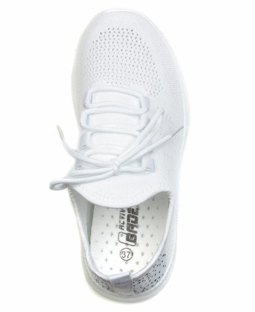 Кроссовки  женские Baden  белый  текстиль F-90560 фото в интернет-магазине | Omadey.ru