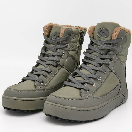 Ботинки  Grunberg  серый  нейлон-иск.кожа Z-8961 фото в интернет-магазине | Omadey.ru