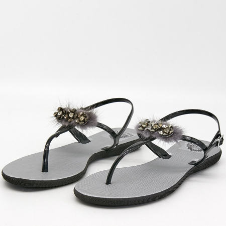 Сандалии  MonAmi  черный  поливинилхлорид F-70914 фото в интернет-магазине | Omadey.ru