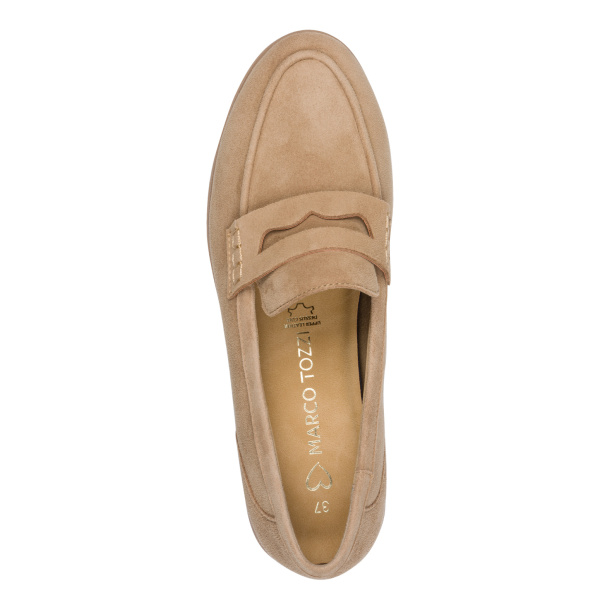 Фото Туфли  Marco Tozzi  бежевый  кожа Z-400998