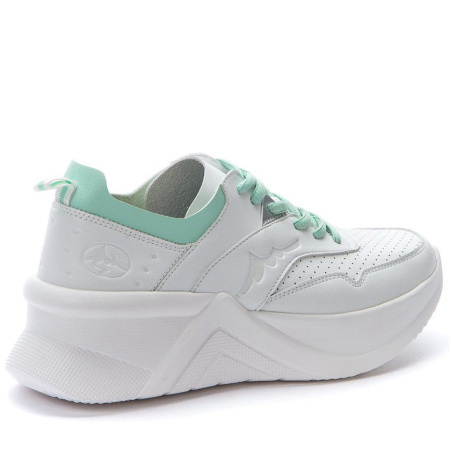 Кроссовки  Grunberg  белый  микрополитекс F-91061 фото в интернет-магазине | Omadey.ru