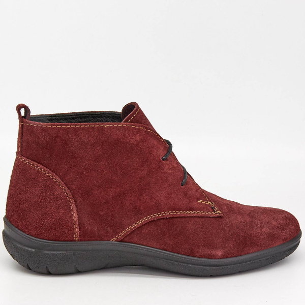 Фото Ботинки  Esse  бордовый  замша Z-89247
