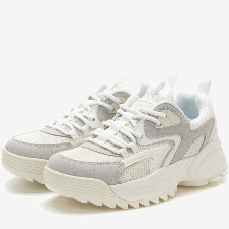 Кроссовки  женские Crosby  белый  сетка/замша F-80700 фото в интернет-магазине | Omadey.ru