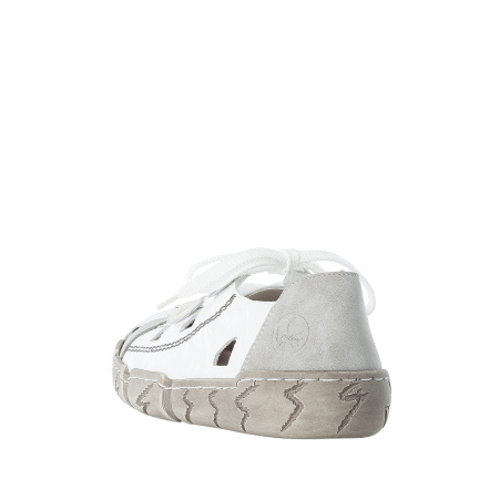 Туфли летние  Rieker  белый  кожа/кожа искусств. F-400163 фото в интернет-магазине | Omadey.ru