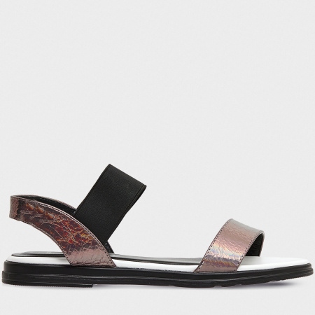 Сандалии  Betsy  серебряный  кожа искусств./текстиль F-81142 фото в интернет-магазине | Omadey.ru