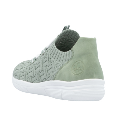 Кроссовки  Rieker  зеленый  кожа искусств./текстиль F-400174 фото в интернет-магазине | Omadey.ru
