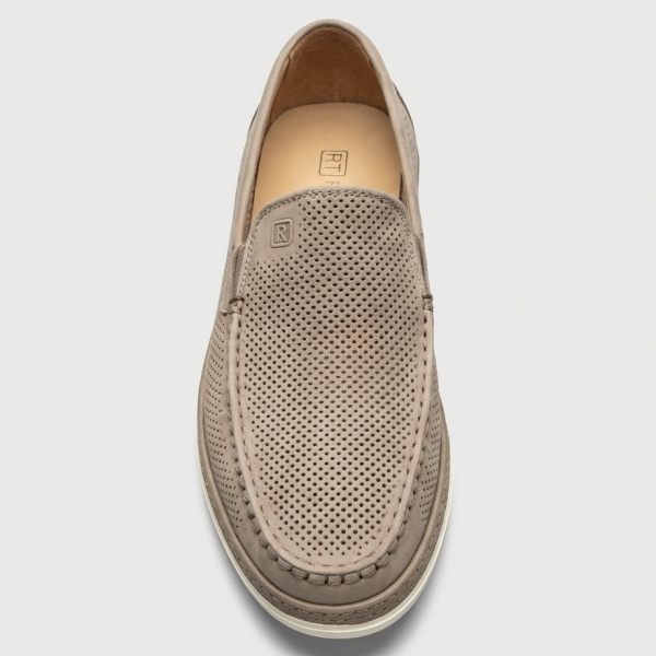 Фото Мокасины  Romitan  хаки  нубук  F-401200