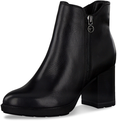 Ботильоны  Tamaris  черный  кожа Z-90393 фото в интернет-магазине | Omadey.ru