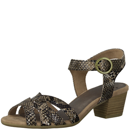 Босоножки  Jana  коричневый  текстиль F-81278 фото в интернет-магазине | Omadey.ru