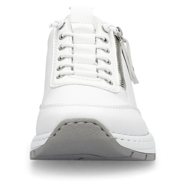 Фото Кроссовки  Rieker  белый  кожа/кожа искусств. F-400025