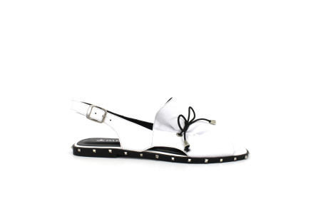 Сандалии  Dakkem  белый  кожа F-7654 фото в интернет-магазине | Omadey.ru