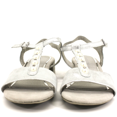 Босоножки  Marco Tozzi  серебряный  кожа F-7904 фото в интернет-магазине | Omadey.ru