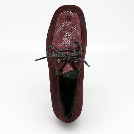 Туфли  Balex  бордовый  велюр натуральный Z-7436 фото в интернет-магазине | Omadey.ru