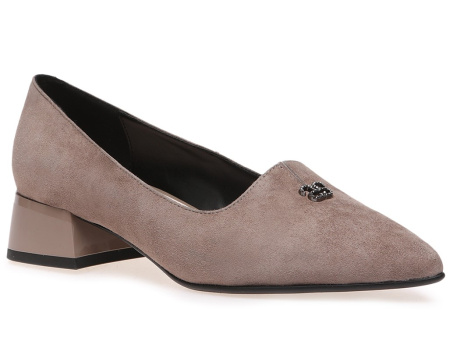 Туфли  El Tempo  капучино  велюр натуральный Z-400280 фото в интернет-магазине | Omadey.ru