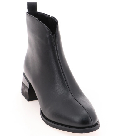 Ботинки  Baden  черный  кожа Z-400456 фото в интернет-магазине | Omadey.ru