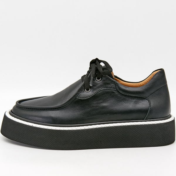 Фото Туфли  Dakkem  черный  кожа Z-100364