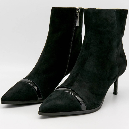 Ботильоны  MYSET  черный  кожа Z-100815 фото в интернет-магазине | Omadey.ru