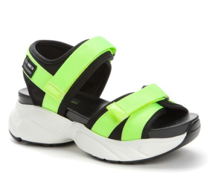 Сандалии  Keddo  зеленый  текстиль F-100684 фото в интернет-магазине | Omadey.ru
