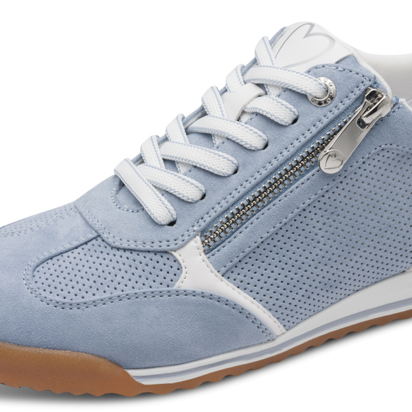 Фото Кроссовки  Marco Tozzi  голубой  текстиль F-401001