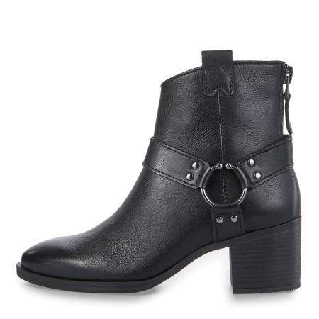 Ботинки  Marco Tozzi  черный  кожа Z-400629 фото в интернет-магазине | Omadey.ru