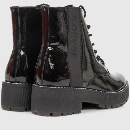 Ботинки  S.Oliver  черный  иск. материал Z-90191 фото в интернет-магазине | Omadey.ru