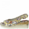 Босоножки  Jana  мультицвет  текстиль F-90382 фото в интернет-магазине | Omadey.ru