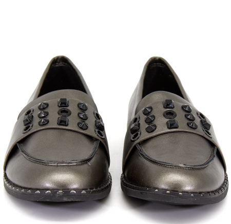 Туфли  Betsy  серебряный  кожа искусств. Z-8243 фото в интернет-магазине | Omadey.ru Туфли  Betsy  серебряный  кожа искусств. Z-8243 фото в интернет-магазине | Omadey.ru