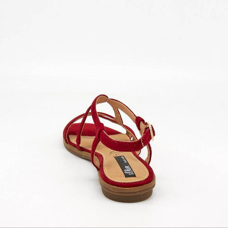 Сандалии  S.Oliver  красный  кожа F-81279 фото в интернет-магазине | Omadey.ru