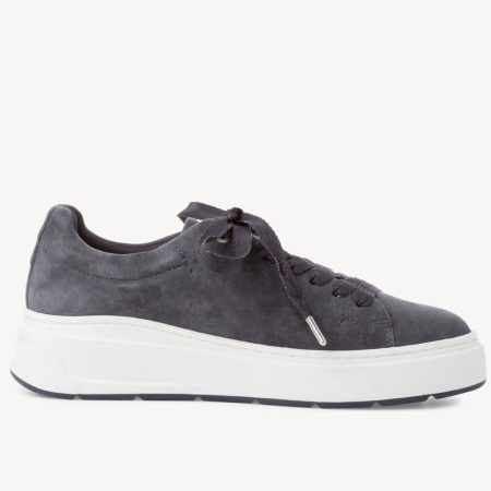 Кроссовки  женские Tamaris  серый  кожа/текстиль Z-100779 фото в интернет-магазине | Omadey.ru