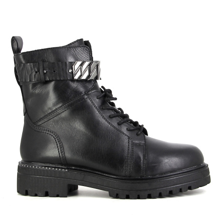 Ботинки  Tamaris  черный  кожа Z-100863 фото в интернет-магазине | Omadey.ru