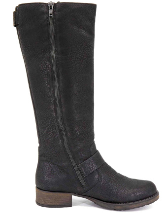 Сапоги  Rieker  черный  кожа искусств. Z-8657 фото в интернет-магазине | Omadey.ru